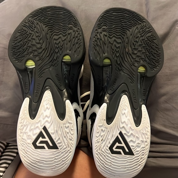 Black and White Greek Freak Nikes - Picture 4 of 7